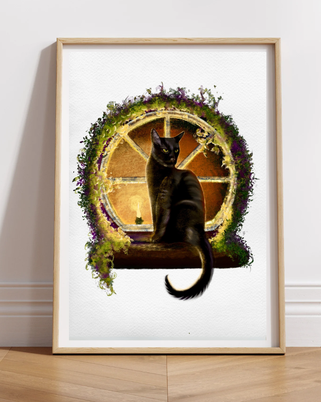Print Black Cat